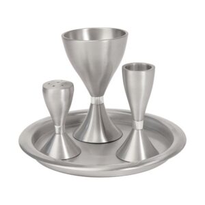 Natural Aluminum Havdalah Set