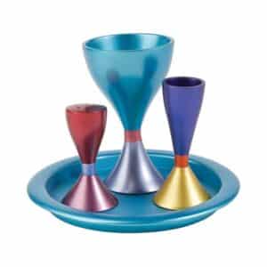 Aluminum Havdalah Set - Colorful