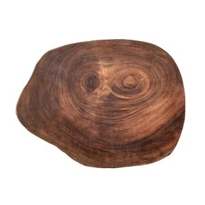 Shabbat Challah Tray made of Acacia Wood in Natural Shape