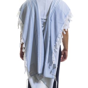 סט טלית ותפילין לחתן - דגם "רקיע"