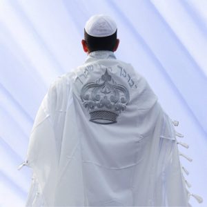 סט טלית ותפילין לחתן - דגם "כתר מלוכה"